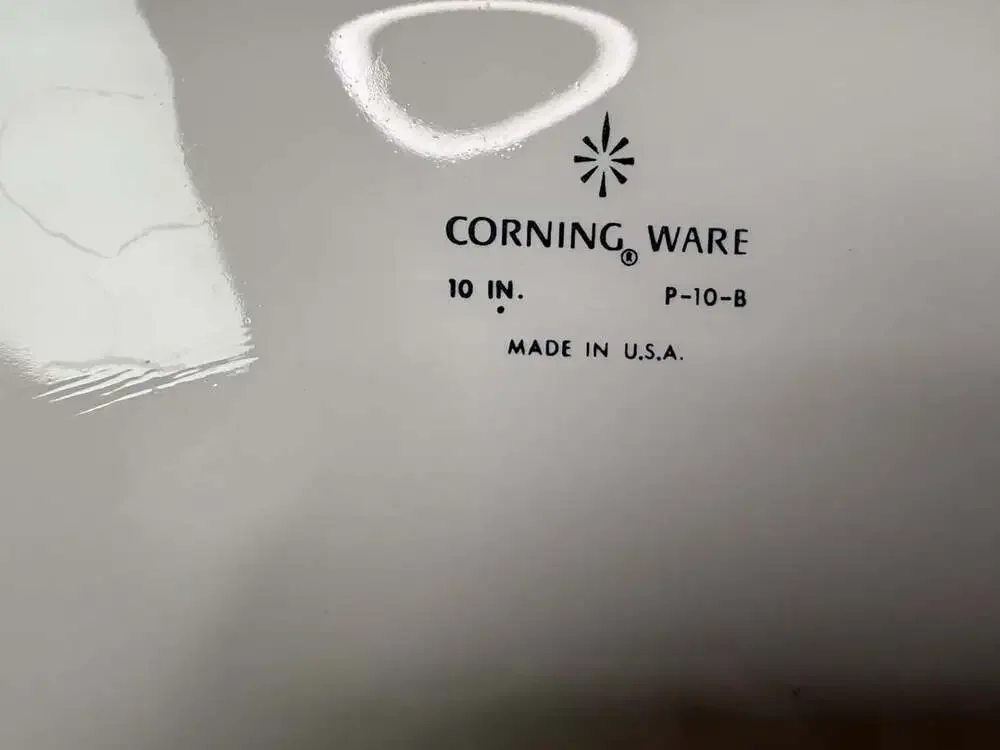 CorningWare Blue Cornflower Square Casserole Baking Dish P-10-B 10 Inch